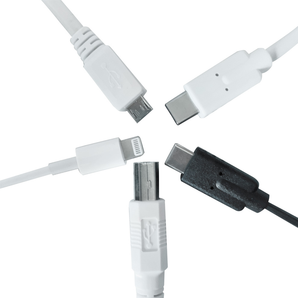 Кабель для передачи данных с изоляцией из ПВХ и ТПЭ USB C - C Кабель UL2725 Медь